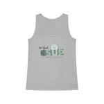 "BE KIND" Less Single-Use Plastic Design #32 by © Juliana2me Women's Organic Cotton Tank Top