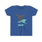 "FLUKE" Less Single-Use Plastic Design # 127 by Juliana2me Youth Short Sleeve Tee