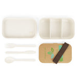 "FLATWARE" Less Single-Use Plastic Design #66 by © Juliana2me Bento Lunch Box