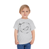 "FAT CAT" Less Single-Use Plastic Design #57 by © Juliana2me Toddler Short Sleeve Tee