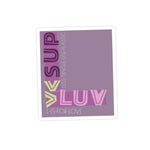 "L IS FOR LOVE"  Less Single-Use Plastic Design #7 by © Juliana2me Stickers