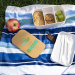 "FLATWARE" Less Single-Use Plastic Design #66 by © Juliana2me Bento Lunch Box