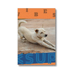 Yoga Vibes "Downward Dog" Less Single-use Plastic Design # 244 by Juliana2me Eco Canvas