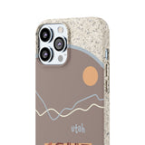 "UTAH" Less Single-Use Plastic Design #39 by © Juliana2me Biodegradable Phone Case