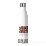 "GRADATION COLORS" Less Single-Use Plastic Design # 23 by © Juliana2me 20oz Insulated Bottle