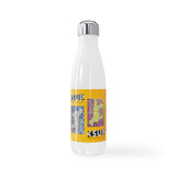 "FUR SEASONS" Less Single-Use Plastic Design #52 by Juliana2me Stainless Steel Water Bottle