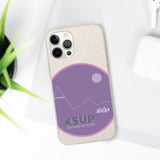 "ALASKA" Less Single-Use Plastic Design #36 by © Juliana2me Biodegradable Phone Case