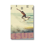 Surf Vibes "Free Refills" Less Single-Use Plastic Design # 226 Eco Canvas