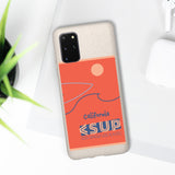 "CALIFORNIA" Less Single-Use Plastic Deisgn #37 by © Juliana2me Biodegradable Phone Case