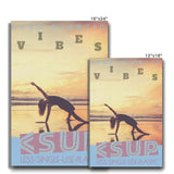 Yoga Vibes "Stretch" Less Single-use Plastic Design # 243 by Juliana2me Eco Canvas