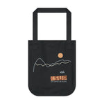 "UTAH" Less Single-Use Plastic Design #39 by © Juliana2me Organic Canvas Tote Bag