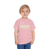 "BEE THE CHANGE" Less Single-Use Plastic Design #40 by © Juliana2me Eco-friendly Toddler T-Shirt