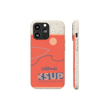 "CALIFORNIA" Less Single-Use Plastic Deisgn #37 by © Juliana2me Biodegradable Phone Case