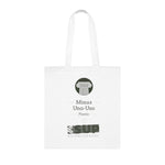 "LATIN" Less Single-Use Plastic Design #76 by © Juliana2me Cotton Tote