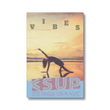 Yoga Vibes "Stretch" Less Single-use Plastic Design # 243 by Juliana2me Eco Canvas