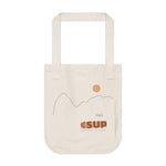 "UTAH" Less Single-Use Plastic Design #39 by © Juliana2me Organic Canvas Tote Bag