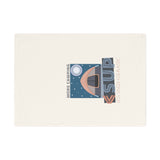 "MORE CAMPING" Less Single-Use Plastic Design #47 by © Juliana2me Organic Cotton Tea Towel