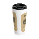 "COFFEE TO GO" design #16 by © Juliana2me Stainless Steel Travel Mug