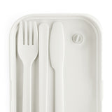 "FLATWARE" Less Single-Use Plastic Design #66 by © Juliana2me Bento Lunch Box