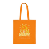 "SUNSHINE & LUV" Less Single-Use Plastic Design #51 by © Juliana2me Cotton Tote