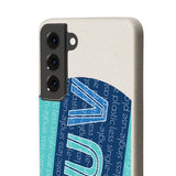 "LUV PATTERN" Less Single-Use Plastic Design #28 by © Juliana2me Biodegradable Phone Case