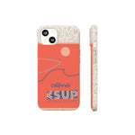 "CALIFORNIA" Less Single-Use Plastic Deisgn #37 by © Juliana2me Biodegradable Phone Case