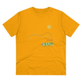 "VERMONT" Less Single-Use Plastic Design #58 by © Juliana2me Unisex Organic T-shirt