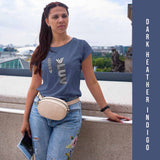 "VERTICAL" Less Single-Use Plastic Design #24 by © Juliana2me Women's Organic T-shirt