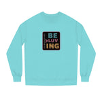 "BE MORE LUVING" Less Single-Use Plastic Design #54 by Juliana2me Unisex Crew Neck Sweatshirt