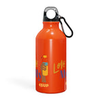 "LOVE MY WATER BOTTLE"  Less Single-Use Plastic Design #184 by © Juliana2me Oregon Sport Bottle