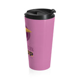 "TOUCAN" Less Single-Use Plastic Design # 85 by © Juliana2me Stainless Steel Travel Mug