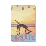 Yoga Vibes "Stretch" Less Single-use Plastic Design # 243 by Juliana2me Eco Canvas