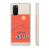 "CALIFORNIA" Less Single-Use Plastic Deisgn #37 by © Juliana2me Biodegradable Phone Case