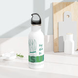 "ALOE" Less Single-Use Plastic Design #88 by © Juliana2me Stainless Steel Water Bottle