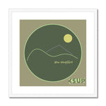 "NEW HAMPSHIRE" Less Single-Use Plastic Design # 22 Graphic Artwork Framed & Mounted Print