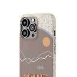 "UTAH" Less Single-Use Plastic Design #39 by © Juliana2me Biodegradable Phone Case