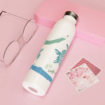 "SEA TURTLES" Less Single-Use Plastic Design @ 135 by © Juliana2me Slim Water Bottle