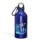 "LOVE MY WATER BOTTLE"  Less Single-Use Plastic Design #179 by © Juliana2me Oregon Sport Bottle