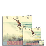 Surf Vibes "Free Refills" Less Single-Use Plastic Design # 226 Rolled Eco Canvas