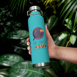 "TOUCAN" Less Single-Use Plastic Design # 85 by © Juliana2me Copper Vacuum Insulated Bottle