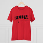 "MORE LUV FOR EARTH" Less Single-Use Plastic Design #25 by © Juliana2me Organic T-shirt - Unisex