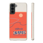 "CALIFORNIA" Less Single-Use Plastic Deisgn #37 by © Juliana2me Biodegradable Phone Case