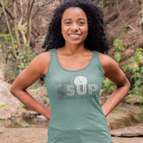 "BE KIND" Less Single-Use Plastic Design #32 by © Juliana2me Women's Organic Cotton Tank Top