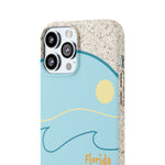 "FLORIDA" Less Single-Use Plastic Design #34 by © Juliana2me Biodegradable Phone Case