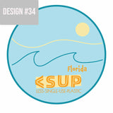 "FLORIDA" Less Single-Use Plastic Design #34 by © Juliana2me Cotton Tote