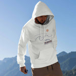 "CALIFORNIA" Less Single-Use Plastic Design #37 by © Juliana2me Unisex Eco Raglan Hoodie