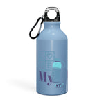 "LOVE MY WATER BOTTLE"  Less Single-Use Plastic Design #180 by © Juliana2me Oregon Sport Bottle