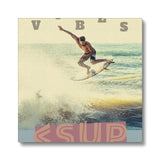 Surf Vibes "Free Refills" Less Single-Use Plastic Design # 226 Eco Canvas