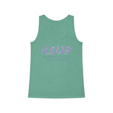 "A SIMPLE PRACTICE" Less Single-Use Plastic Design # 21 by © Juliana2me Women's Dreamer Tank Top