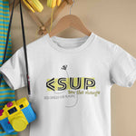 "BEE THE CHANGE" Less Single-Use Plastic Design #40 by © Juliana2me Eco-friendly Toddler T-Shirt